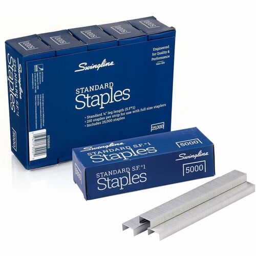 Staples, SF1, Value Pack, 1/4" 5/PK