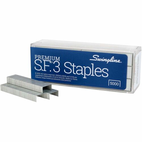 Staples, Prem, Half, 1/4" 5000/BX