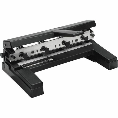 Punch, 3 Hole, 40 Sheet Capacity, Black