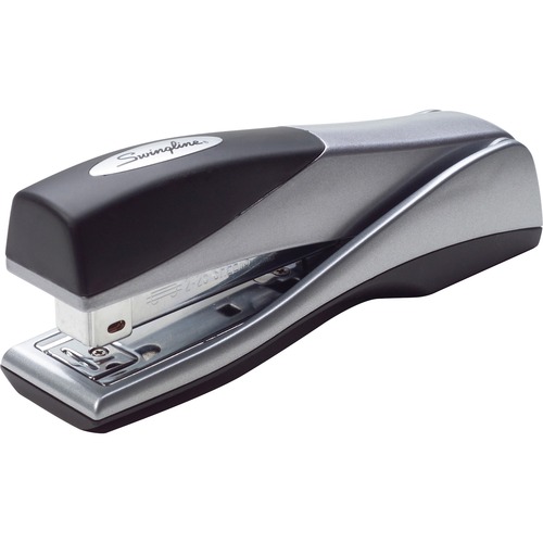 Stapler, Standup, Optima, Silver