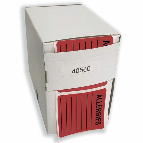 Label, Allergic To, Flared 500/RL