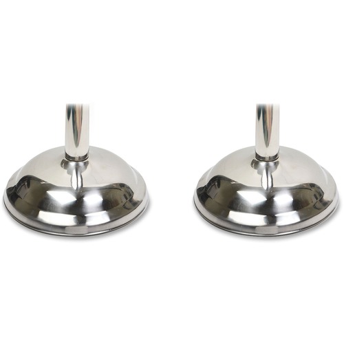 Bell-Shaped Bases, 12" Diameter, Stainless Steel 2/BX