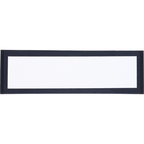 Magnetic Label Holder, 1-1/4" x 4-3/8", Inserts 1" x 4" 10/PK