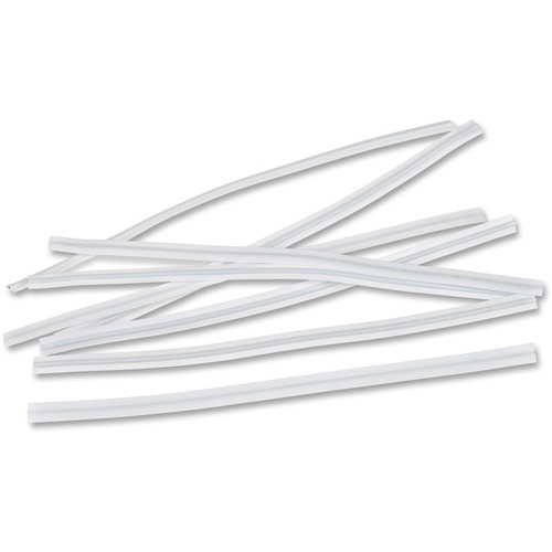 Vinyl Twist Ties, Reusable, 6", White 2000/PK