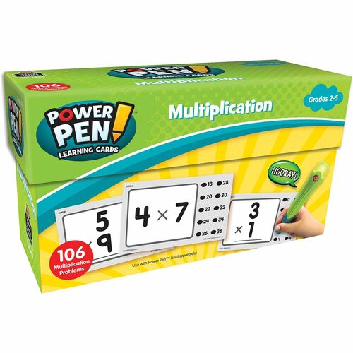 Cards, Learning, Multiplication, Power Pen