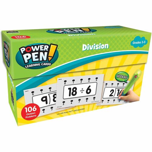 Cards, Learning, Division, Power Pen
