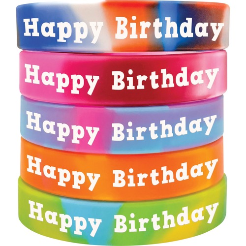 Set, Wristbands, Tie Dye, Hpybday 10/ST