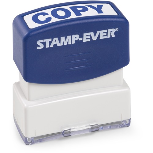 Stamp, Pre-Inked, "COPY", 9/16" x 1-11/16" Imp, Blue