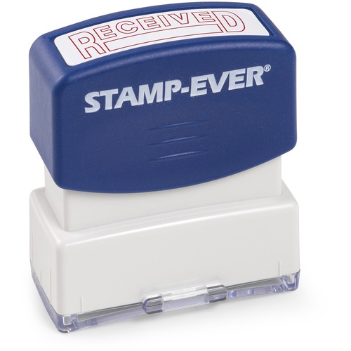 Stamp, Pre-Ink, Received, Red