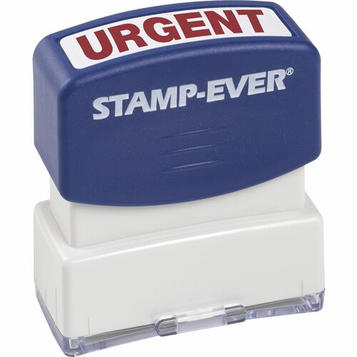Stamp, Preink, Urgent, Red