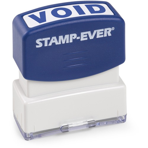 Stamp, Pre-Ink, Void, Blue