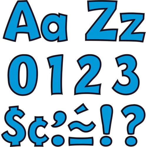 Letters, Playful, 4" Be 3/PK