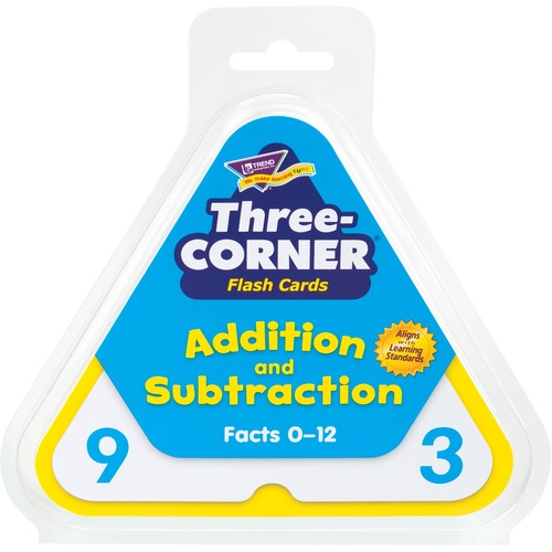 Cards, Flash, 3 Corner, Add/Sub 46/ST