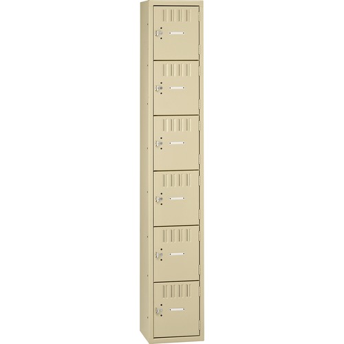 Locker, 6 Per, 12 X 18 X 72, Sand