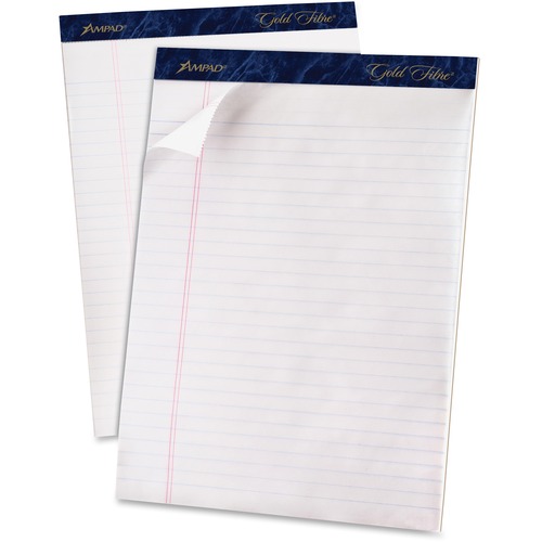 Pad, Legal, Golden Fiber, 8.5x11.75, White 12/DZ