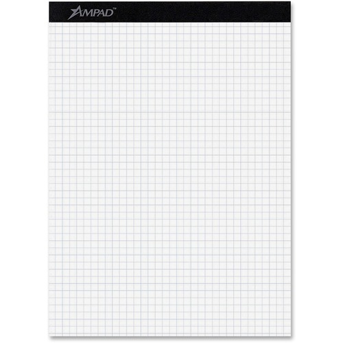 Pad, Quad Dual 4 Sq, White
