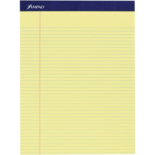 Pad, Narrow Ruled, Letter, White 4/PK