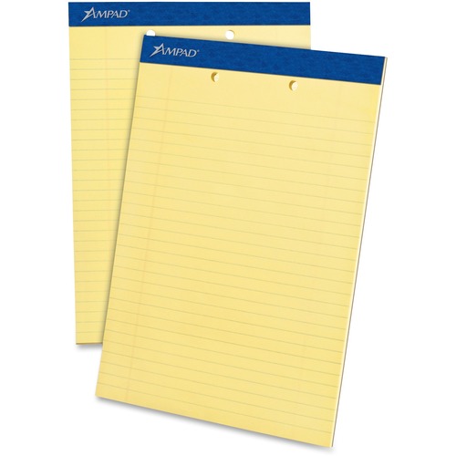 Pad, Legal, 8.5x11.75, 2 Hole Punch, Ca 12/DZ