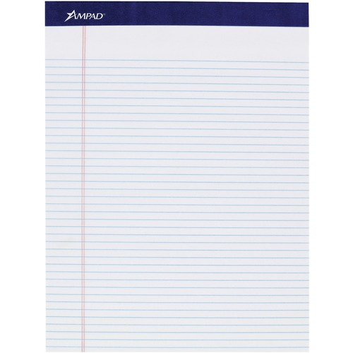 Pad, Narrow Ruled, Ltr, White 4/PK