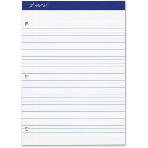 Pad, Legal, 8.5x11.75, Medium, White