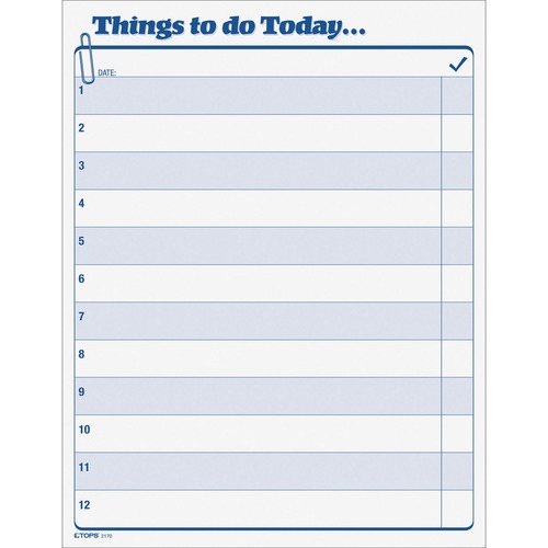 Pad, Things To Do Today, 100s