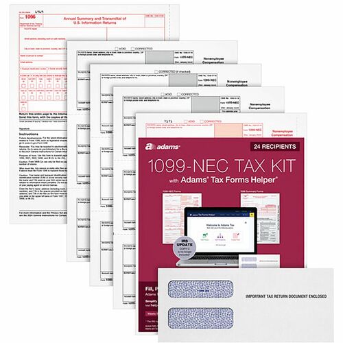 5pt Frm, 1099-NEC, 24st 24/PK