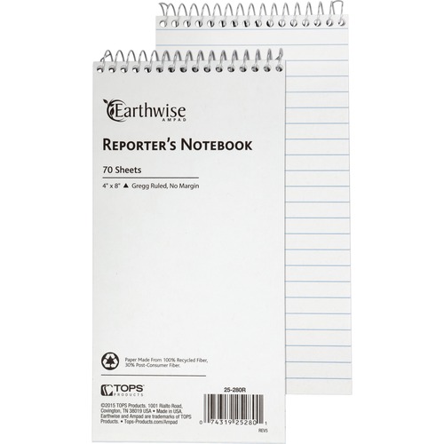 Notebook, Reporter, 4 X 8, We