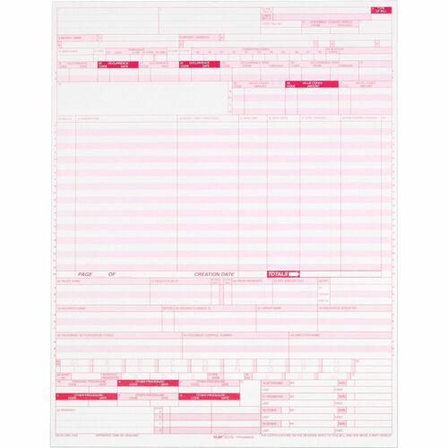 Form, UB-04, 1 Part Laser 2500/CT