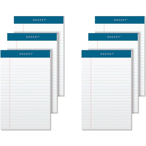 Pad, 5x8, NRW, White 6/PK