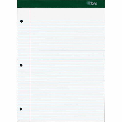 Pad, Legal, Double Docket, White
