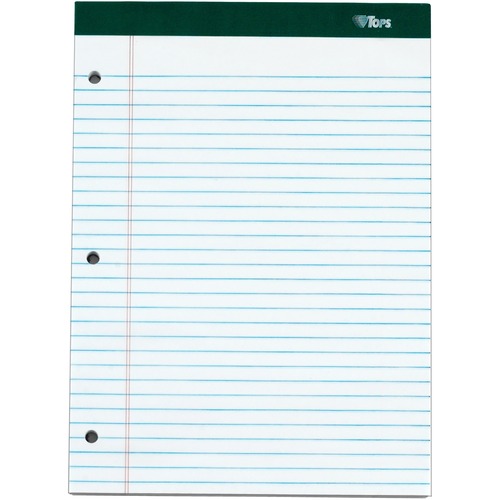 Pad, Legal, 3 Hole Punch, 8.5 X 11.75 Inch 6/PK