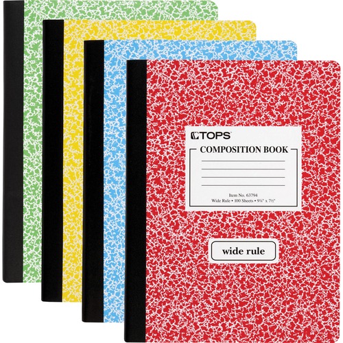 Book, Composition, Wide, 100 Sheets