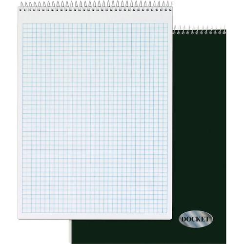 Quadrille Pad, 4x4, 8-1/2" x 11-3/4", White Paper