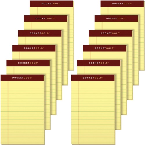 Pad, Jr Legal, Docket, 5 X 8 12/PK