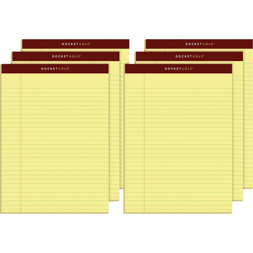 Writing Pad, Legal Ruled, 50 Sheets, 8-1/2"x11-3/4", CA 6/PK