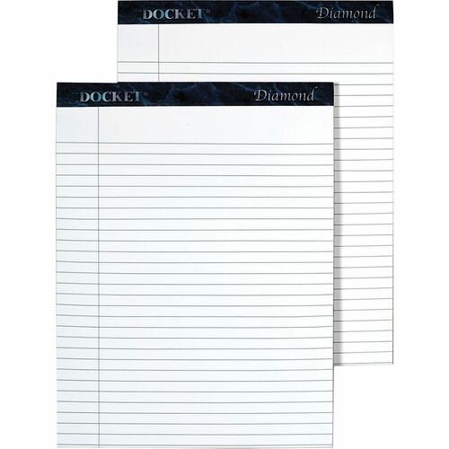Pad, Legal, Diamond, White 2/PK