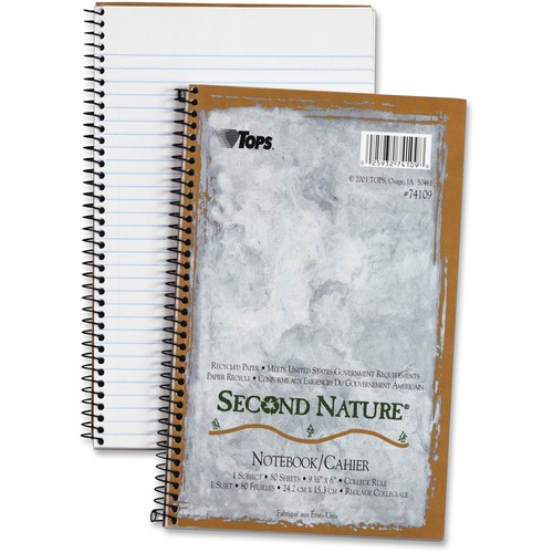Notebook, Wirebound, 9.5 X 6