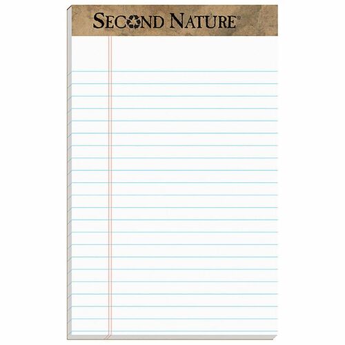 Pad, Legal, 5x8, 50 Sheets, White 12/DZ