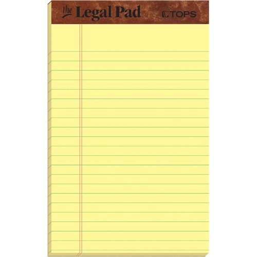 Pad, Jr Legal, 5 X 8, 50 Sheet, Ca 12/DZ