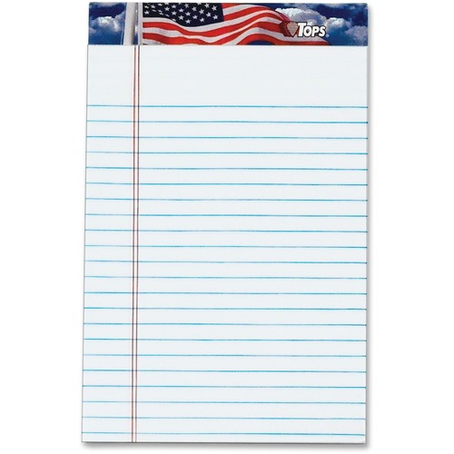 Pad, 12 American Product 5x8, White 12/DZ