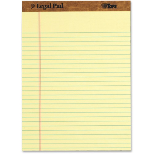 Pad, Legal, 8.5x11.75, 50 Sheets, Ca 12/DZ