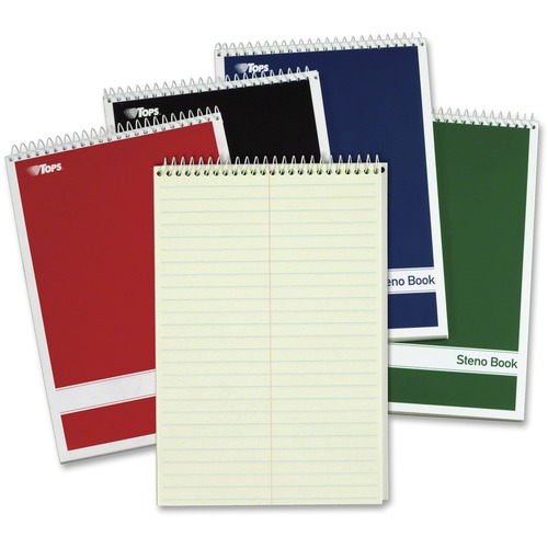 Book, Steno, 6x9, Gregg, Ast 4/PK