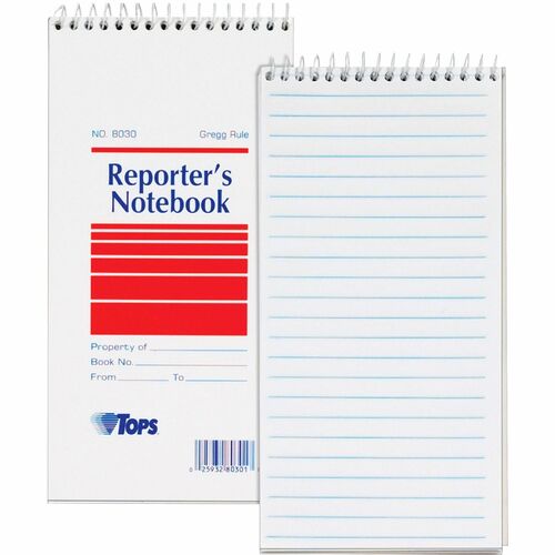 Notebook, Reporters, 4x8, Greg 12/PK