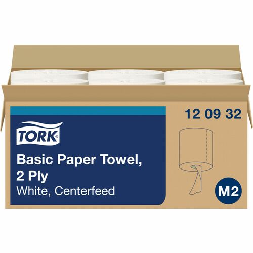Towels, Hand, Center-Fold, Refill, White 6/CT