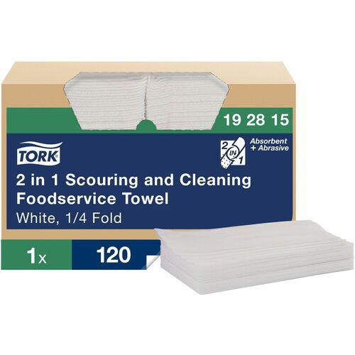 Cleaning Wipers, Scouring, Foodservice, 2-In-1, WE 120/CT