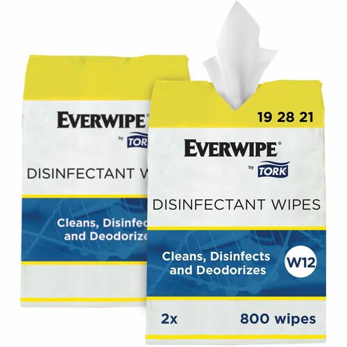 Wiper, 1 Ply, White 2/CT