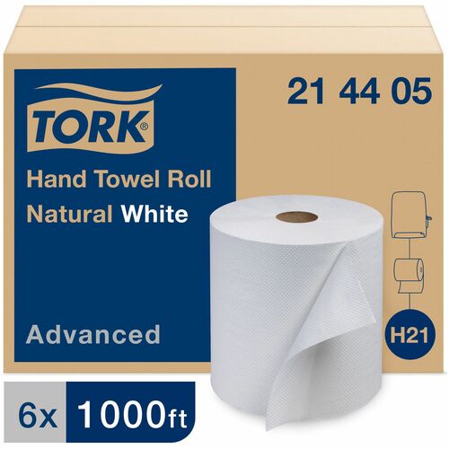 Towel, Roll, 1000', White 6/CT