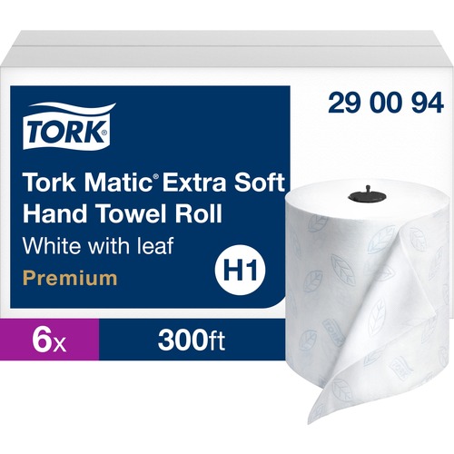 Towel, Premium, Roll, 300', White 6/CT
