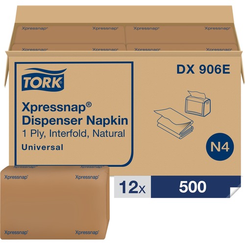 Napkin, Interfold, Large, 500/Pack 12/CT