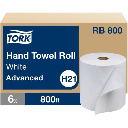 Paper Towels, 1 Ply, White 6/CT